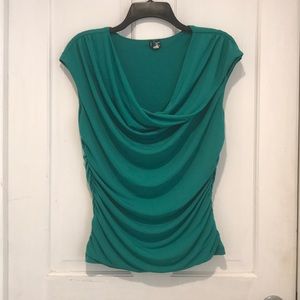 Large green Love Haight sleeveless blouse